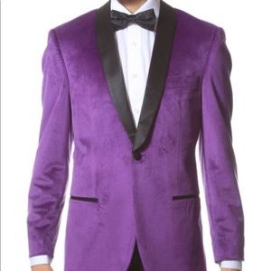 Purple Velvet tuxedo